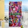 Digital Circus Personalized Text Beach Towel Quick-Dry Soft Microfiber Portable for SwimmingBeachCamping Travel Beach AccessoriesGym