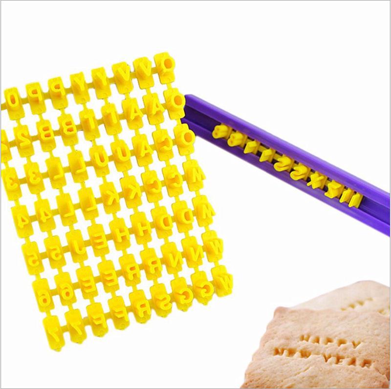 Alphabet & Number Cookie Stamp Set