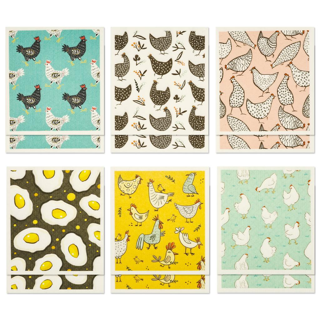 12Pcs Kitchen Dish Towels Absorbent Swedish Dishcloths Reusable Dishcloths Washable Kitchen Dish Rags for Washing Dishes