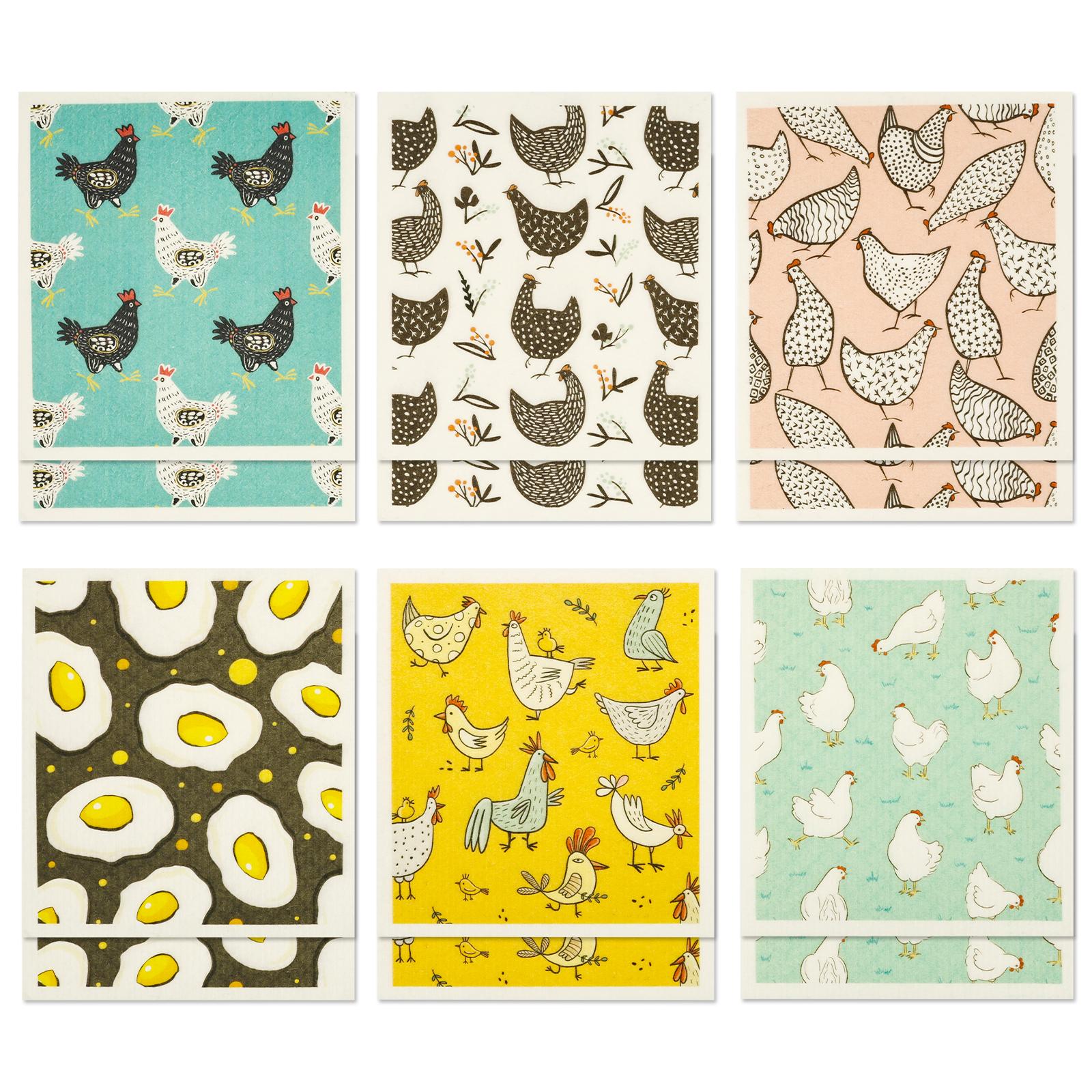 

12Pcs Kitchen Dish Towels Absorbent Swedish Dishcloths Reusable Dishcloths Washable Kitchen Dish Rags for Washing Dishes