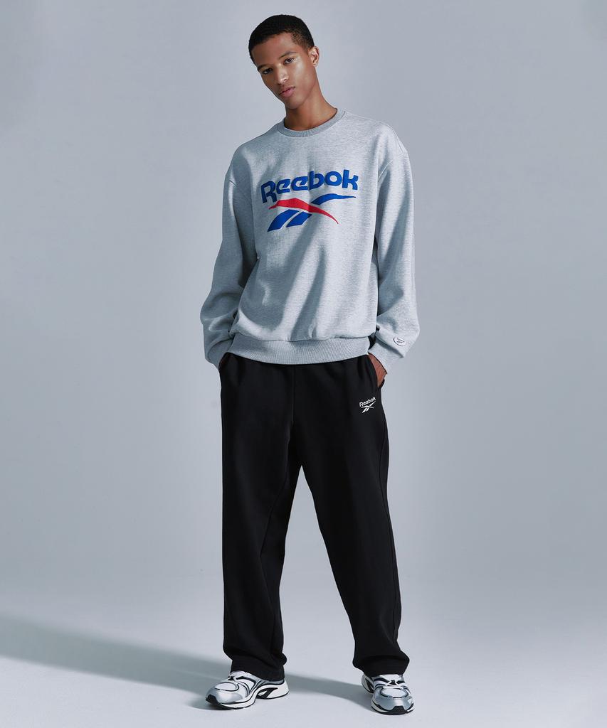 REEBOK Loose Fit Straight Sweatpants - Black