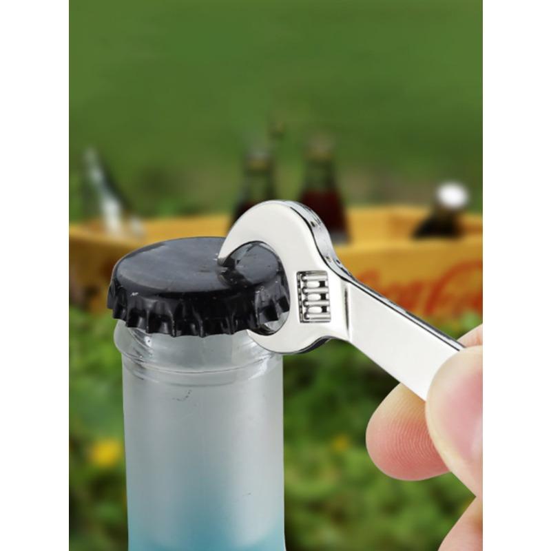 1pc Wrench Design Wine Bottle Opener, Bottle Opener, Beer, Can Opener, Gift For Father