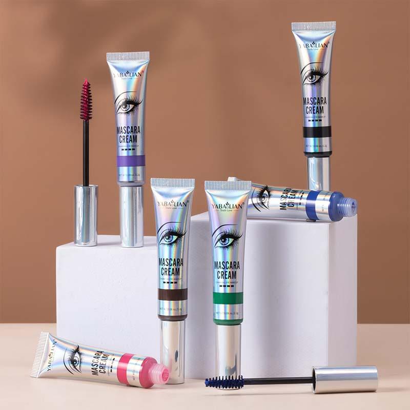 Color Mascara Set Thick Waterproof Lengthening Curling Long-lasting Non-smudge Mascara