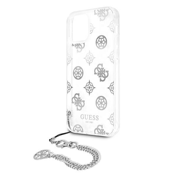Guess Guhcp12Lkspesi Iphone 12 Pro Max6,7 Srebrny/Silver Hardcase Peony Chain Collection