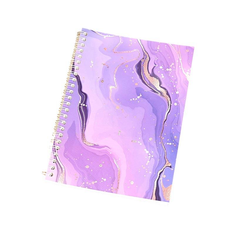 Leopard Print Series Sticker Notebooks A5 Size Double-sided Release Paper Books Tape Sticker Handbook Material Collecting Book