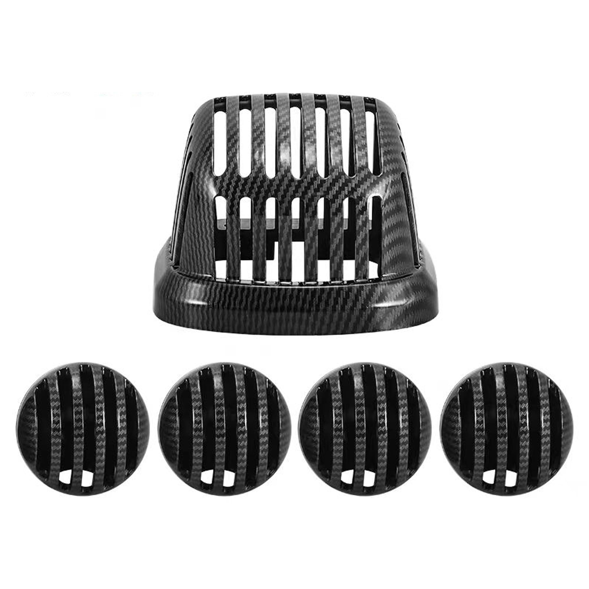 

Yoothi Compatible Motorcycle Accessories for Honda Cross Cub 110 Turn and Tail Light Grille Turn Signal Lamp Headlight Protective Headlight Lenses