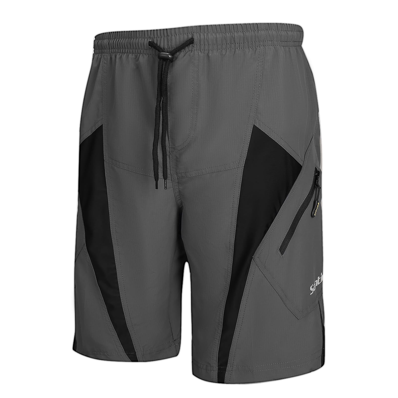 

Santic Men s Cycling Shorts, Padded, Casual, Moisture-Wicking, Quick-Drying, Size M