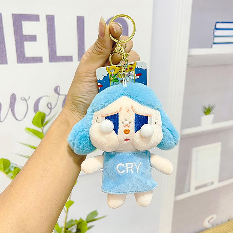 

Мультяшный плюшевый брелок Crybaby Kawaii мягкая кукла игрушки рюкзак подвеска украшения аксессуары автомобильный брелок подарок на день рождения