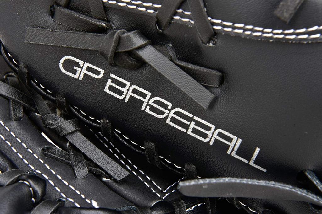 GP Baseball First Black Baseman's Mitt, Right-Handed,