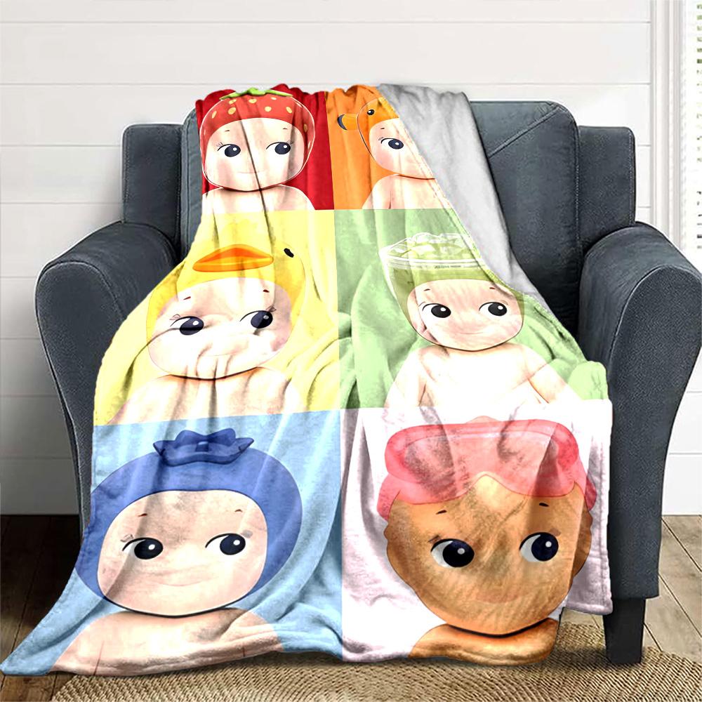 1pc Blanket - Sonny Angel Print Design,Lightweight Blanket for Sofa,Bed- Soft &Warm,Gift for All Seasons