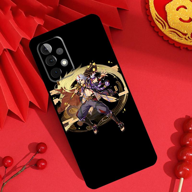 Arataki Itto Genshin Impact Case For Samsung Galaxy M15 M55 M31 M13 M11 M12 M14 M06 M16 M36 M56 M53 M32 M52 M35 M34 M54