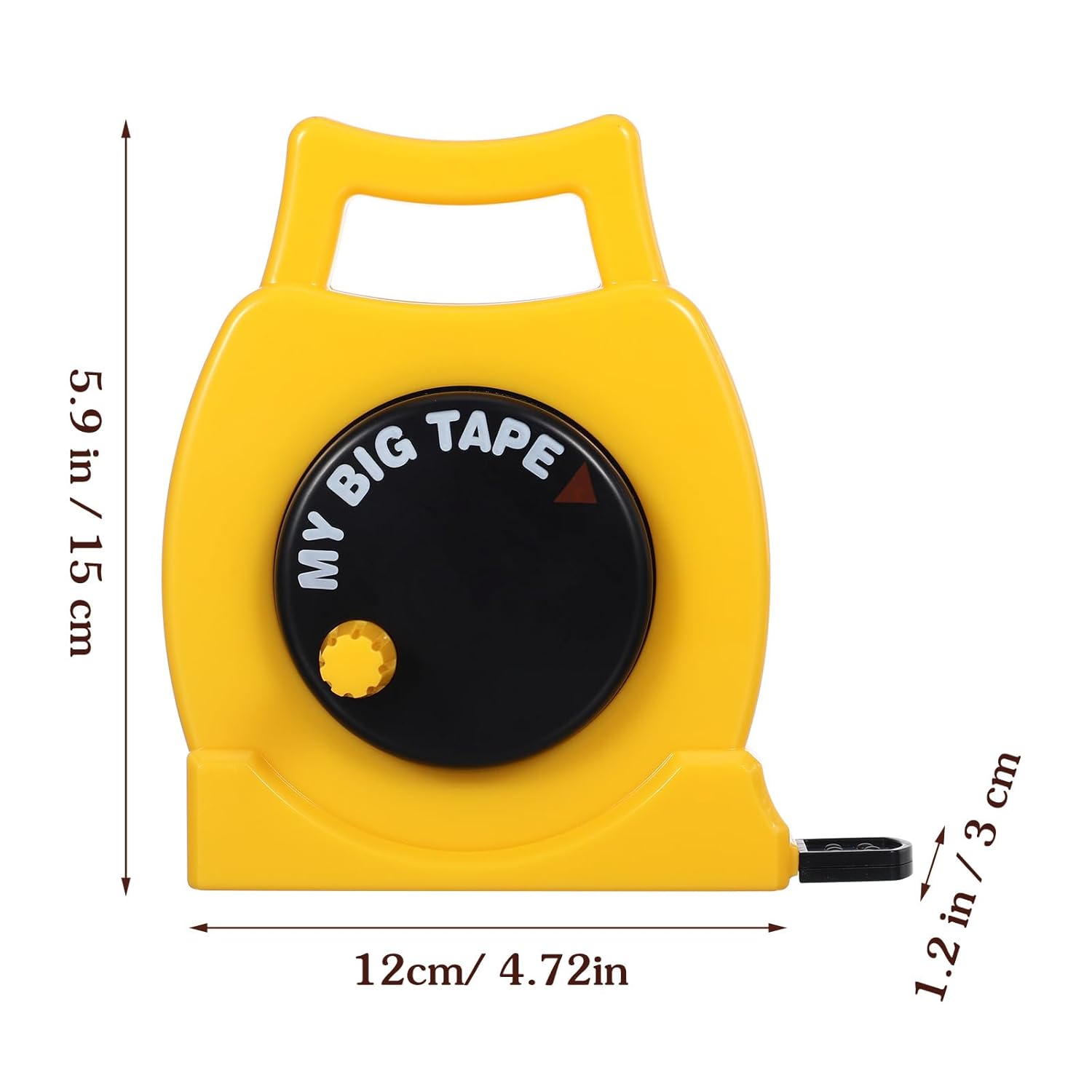 Measuring Tape Retractable Tape Measure, Wind Up Tape Measure, Easy Wind- Up - Easy to Read Body Measuring Tape