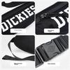 Dickies Sac bandoulière, Léger, Multi-compartiments, Sport, Sac banane, Trajet quotidien, Vélo, Randonnée, Sac de voyage, Noir