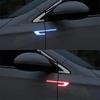 1Set Auto Reflective Stickers Warning Tape Bumper Reflective Strips Secure Reflector Stickers Decals Cool Reflective Cool Shape