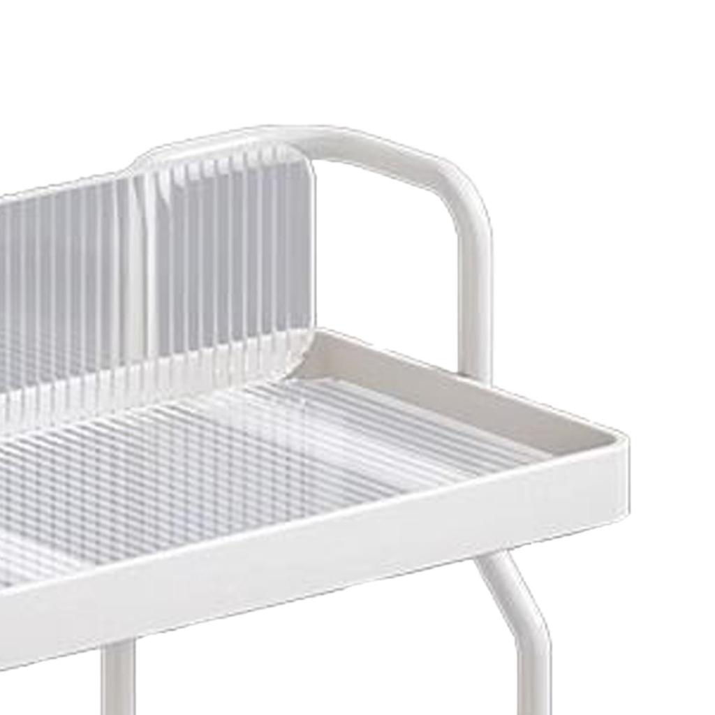 Countertop Shelf Organizer Carbon Steel 2 Tier Multifunctional Kitchen Spice Rack for Bedroom