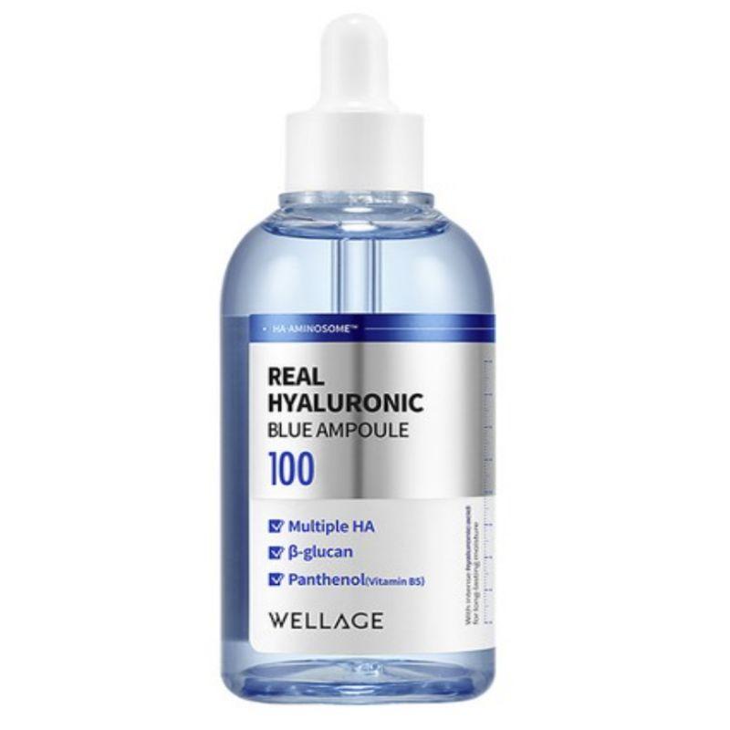 WELLAGE Real Hyaluronic Blue Ampoule 100 Ml