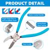 1PC Diagonal Cutting Pliers, Car Rivet Tightening Pliers, Car Clip Pliers, for Car Interior Clip Removal Automotive Repair Parts
