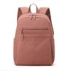 Solid Color Women Backpack Outdoor Student Schoolbag Travel Bag