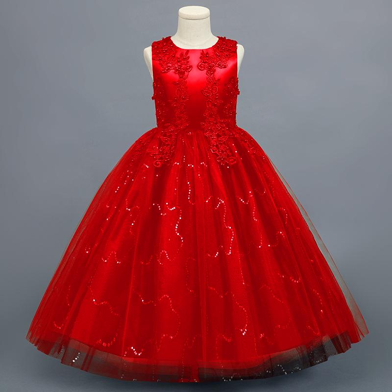 CARISA Sleeveless Mesh Performance Princess Dress for Girls