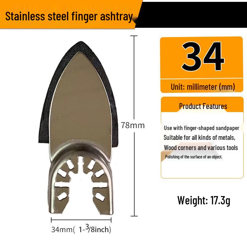 Universal Multifunctional Oscillating Saw Blade for Woodworking and Grinding