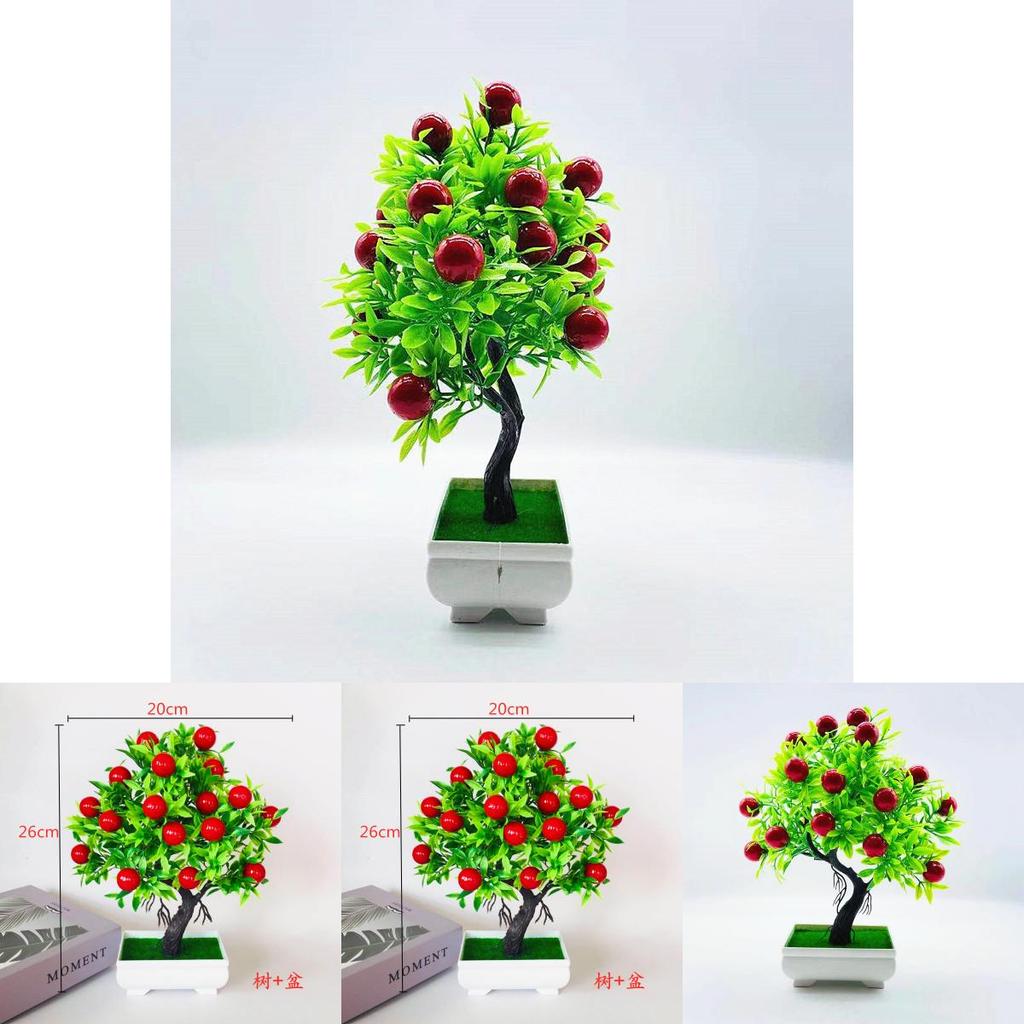 Cherries Artificial Fruit Plant With Plastic Material For Home Decor And Indoor Landscaping