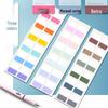 Notes Adhésives Fille Cartoon - Mignonnes, Créatives, Marqueurs Fluorescents & Autocollants Étiquettes