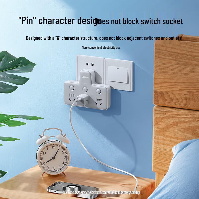 UGREEN CD329 Multi-Function Socket Converter