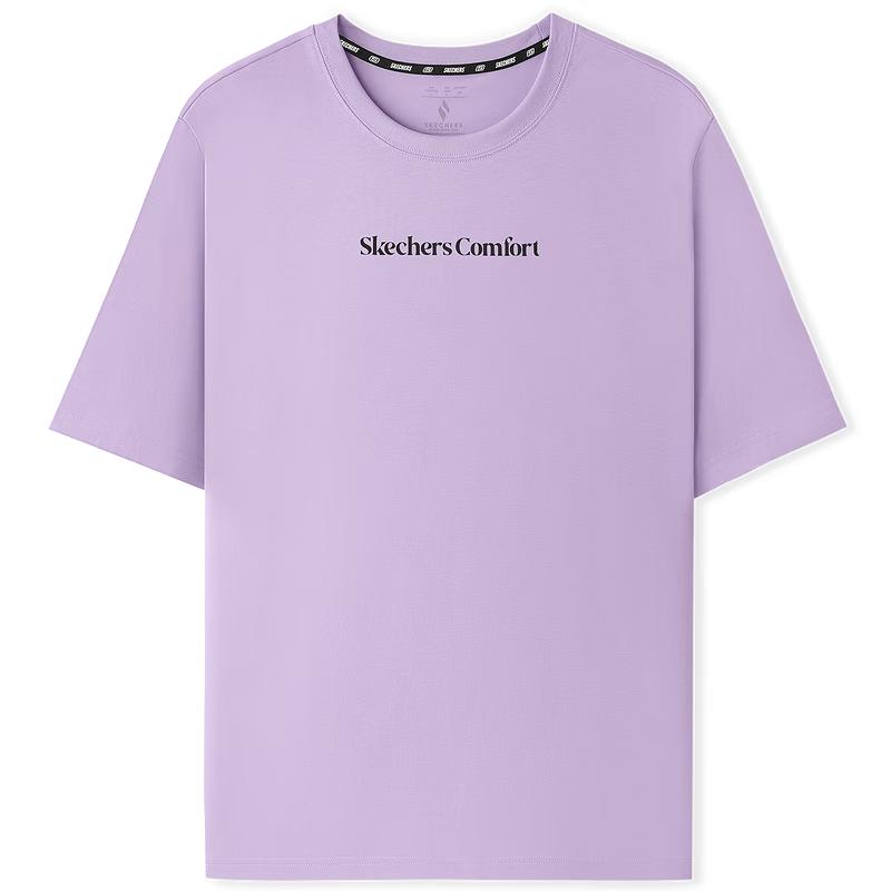 Skechers Unisex L225U120 Print Quick-Dry Short Sleeve T-Shirt M