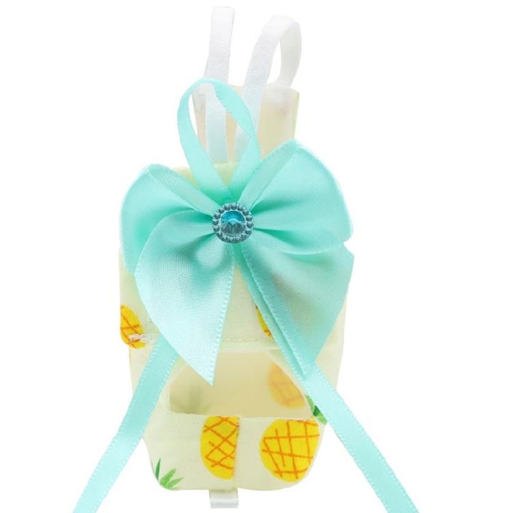 Parrot Diaper with Bowknot Pineapple Theme Washable Bird Garment Nappy