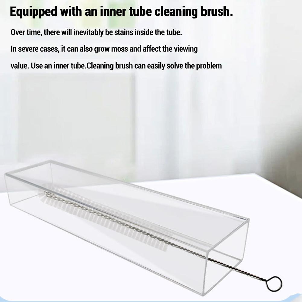 Fish Shrimp Feeder Tube, Clear Aquarium Feeding Dish Set With Cleaning Brush, Feeding Ring, Adjustable Tube And Bowl, 2 Suction Cups, Fish Tank Suppli