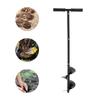 6"X 33.46" Manual Garden Hole Digging Drill Bit Hand Drill Auger Post Hole Digger For Bulb, Flower, Tree, Seedlings, Bedding