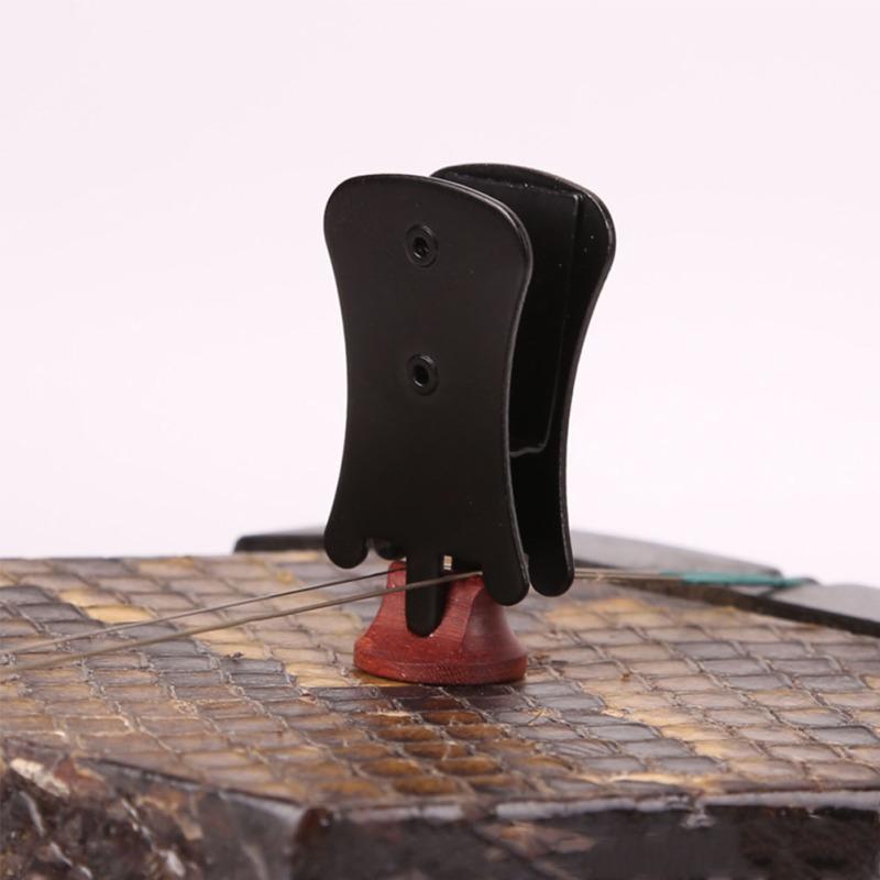 Профессиональный глушитель Erhu Butterfly Clip Silencer Urheen National Musical Instrument Accessories чёрный