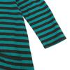 Marimekko Border Pattern 7 Minutes Sleeve One Piece XS Green X Black Women Used