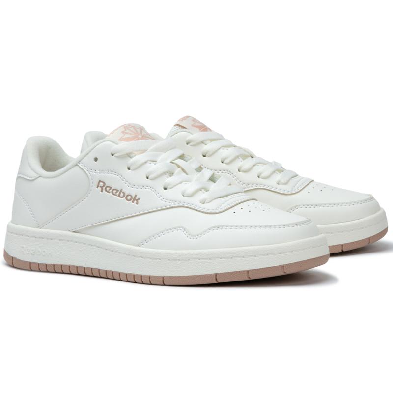 Reebok COURT 1000 Low Top Skateboard Shoes Unisex White Pink Sneakers 24FRC907U2GF3