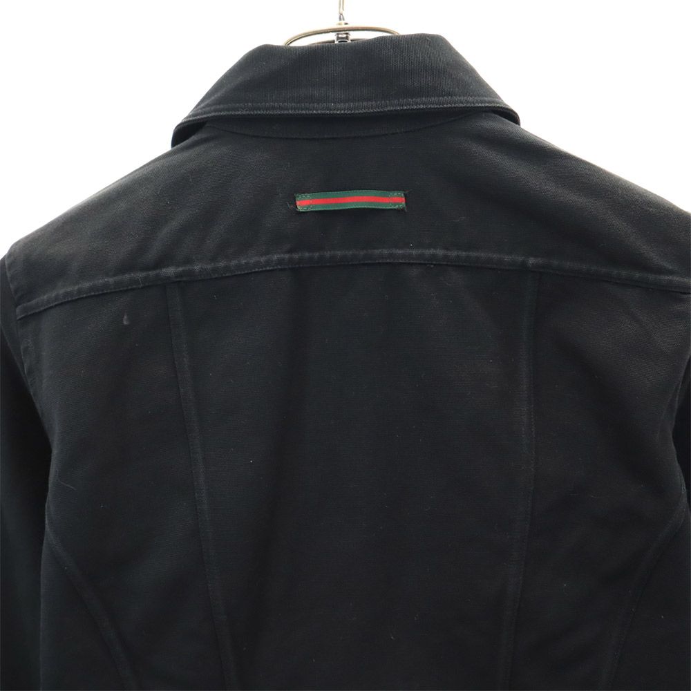 GUCCI made in Italy Cotton jacket 38 black Women Used