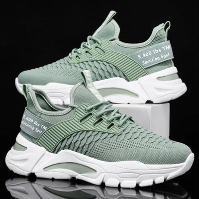 Erkekler Rahat Örgü Spor Ayakkabı koşu ayakkabıları Hafif Nefes Yumuşak Tenis Ayakkabıları Chaussures Hommes