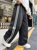 2025 Boys' Fleece-Lined Sweatpants: Thick, Handsome, Loose Fit for Autumn/Winter