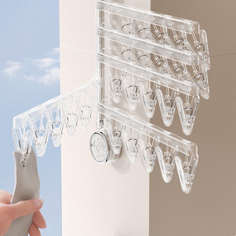 Rotating Suction Cup Clothes Drying Clips – Wall-Mounted, Multi-Functional for Socks & Underwear Drying