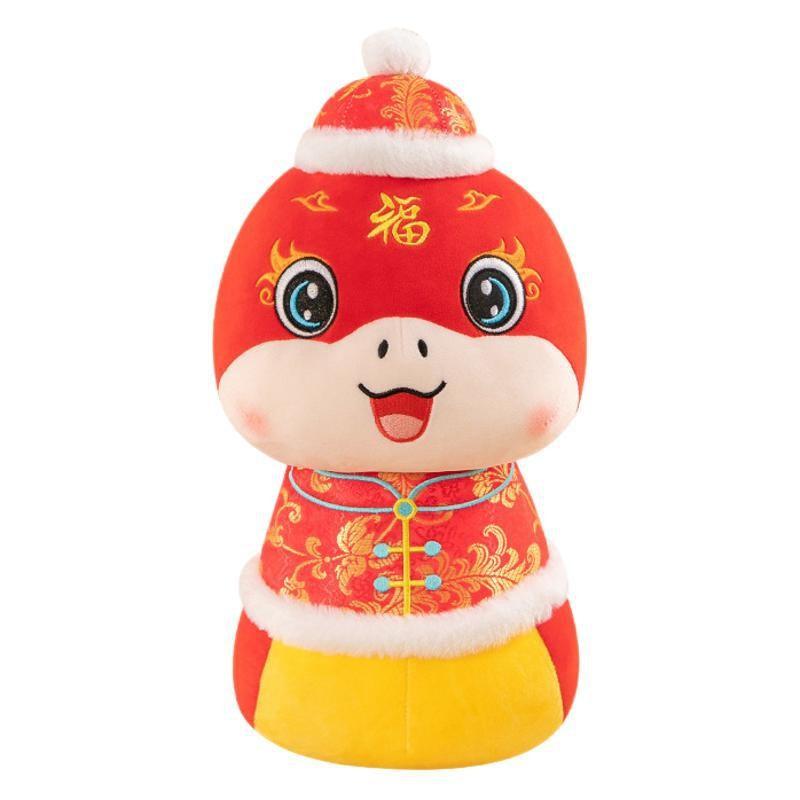 Suit Tang Snake Plush Toys Cartoon Animals Fill Doll Xmas Gift Xmas Garnish
