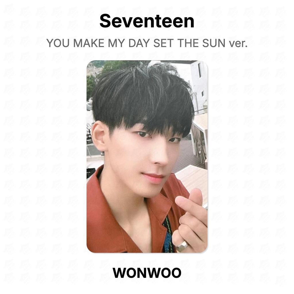 Seventeen YOU MAKE MY DAY SET THE SUN ver. Official Photocard
