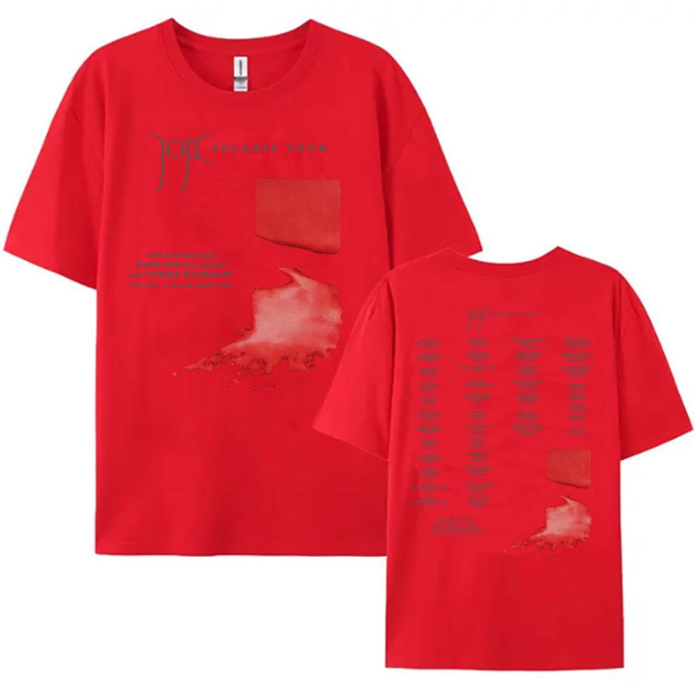 

Joji Solaris Tour 2026 Tshirt Oneck Summer Short Sleeve Female Tshirt Unisex Streetwear Hip Hop WomenUnisex Clothing Graphic Top S