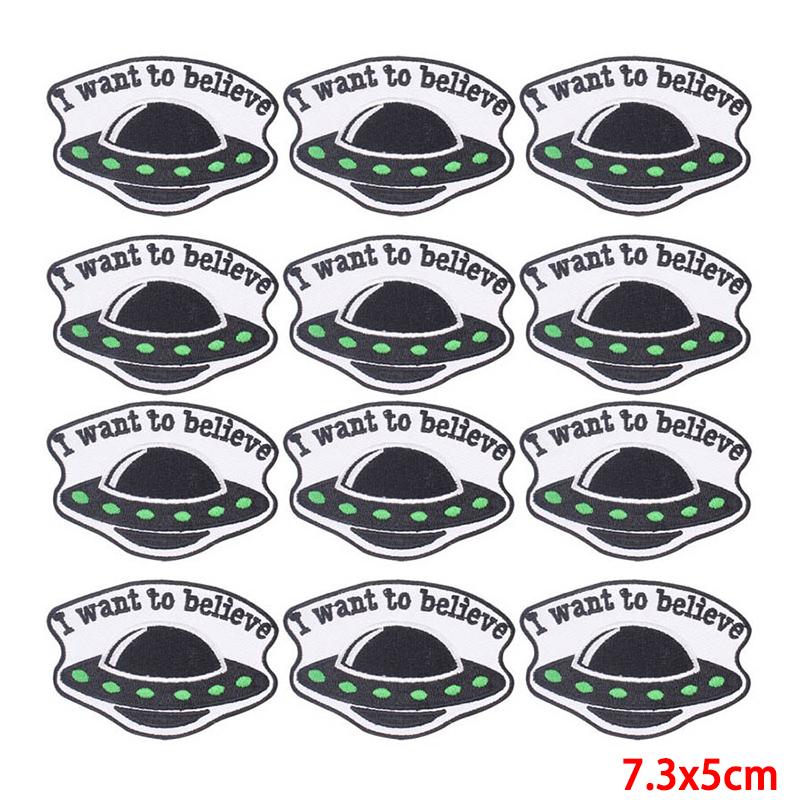 10 Pcs/lot Wholesale Embroidery Patch Iron On Patches For Clothing Patches On Clothes Jackets Decor Applique Sew Supplies