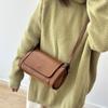 Johnature Echte Leder Damen Tasche Retro Postboten Tasche Vielseitig Weiches Rindsleder Einfarbige Umhängetasche