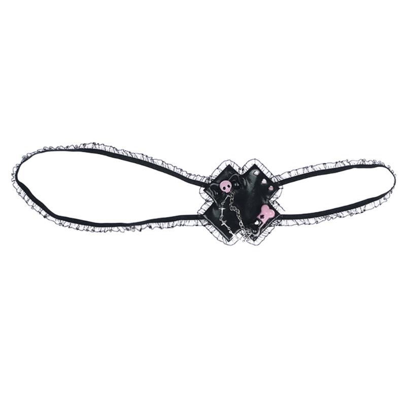 

Elegant Lolitas Eye Mask Gothic Cross Eye Mask for Masquerade Party Women Girls 1 чёрный