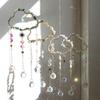 Natural  Crystal Sun Catchers Home Decor Cloud Crystal Wind Chimes Room Outdoor Garden Hanging Decorations Home Decor Items Gift