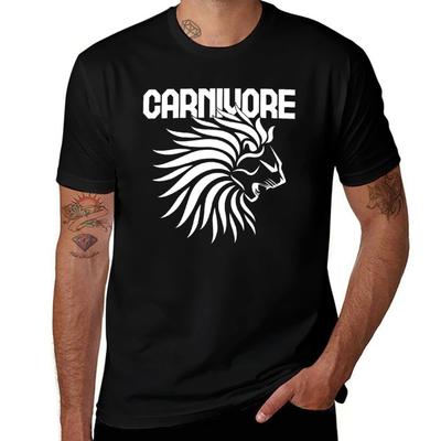 Mięsożerca Lew Mięsożerca T-Shirt koszulka dla mężczyzny 100 procent bawełna męska koszulka bawełniane koszulki dla mężczyzny slim fit T-Shirt