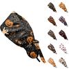 Women's Halloween Printed Ponytail, Fashion Work Hat With, Shower Wrap, Costume
