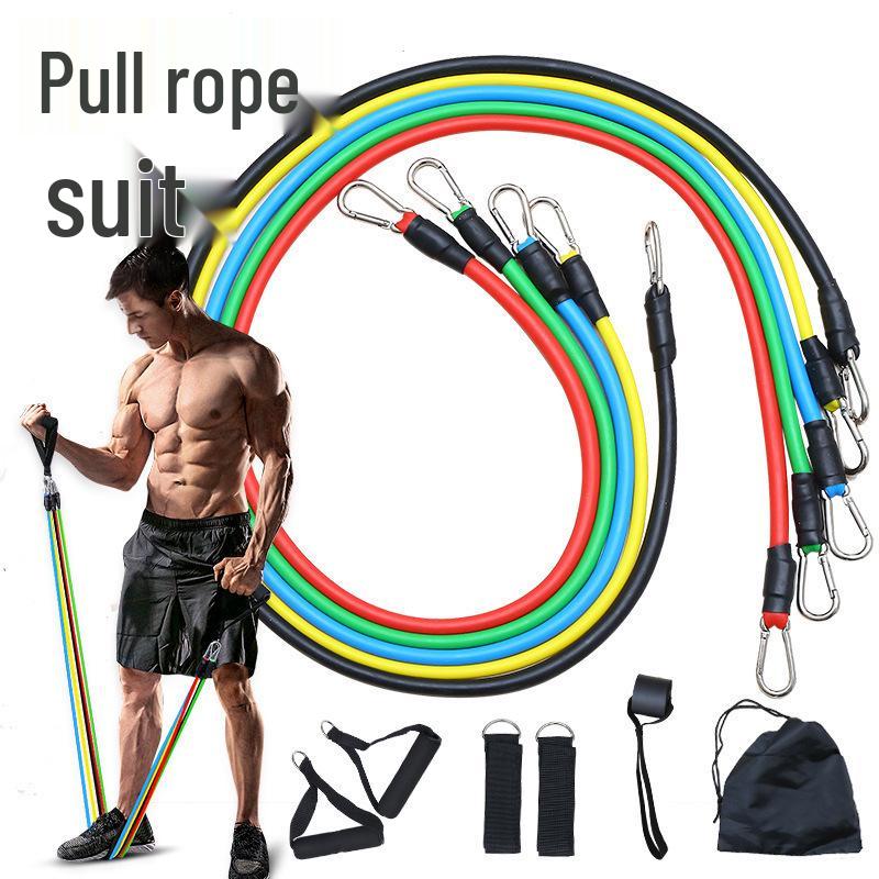 Эластичная лента-резинка - Домашний фитнес-тренажер для силы и растяжки