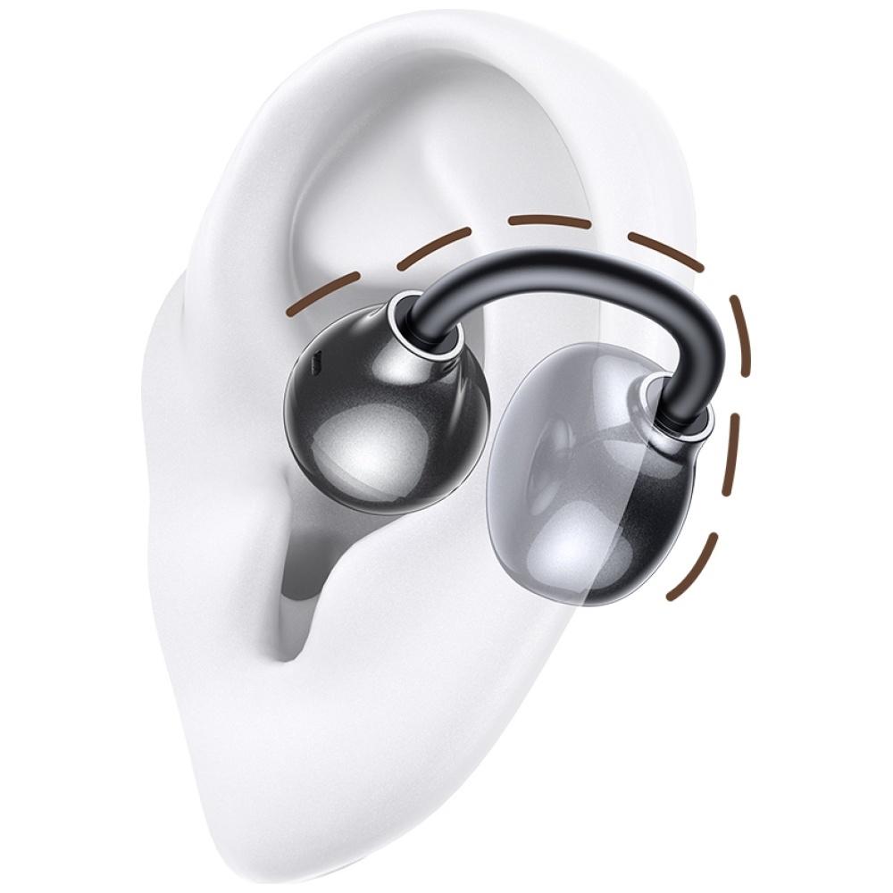 USAMS Echo R02 Clip-on Wireless Bluetooth Headphones Gray