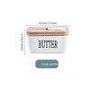 Butter Dish with Lid Butter Holder with Knife for Countertop  Large Ceramic Butter Container for Fridge Butter Keeper
